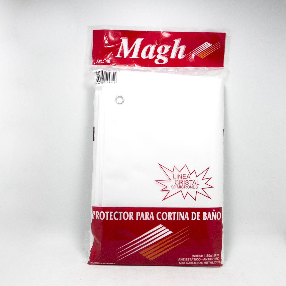 Protector de Cortina Magh  plástico  1,80×1,80cm