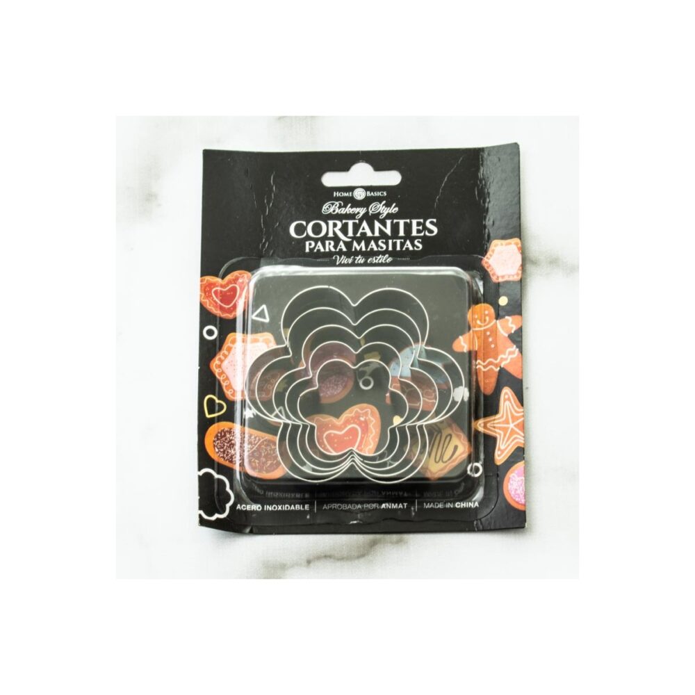 Molde cortante de galletas x5