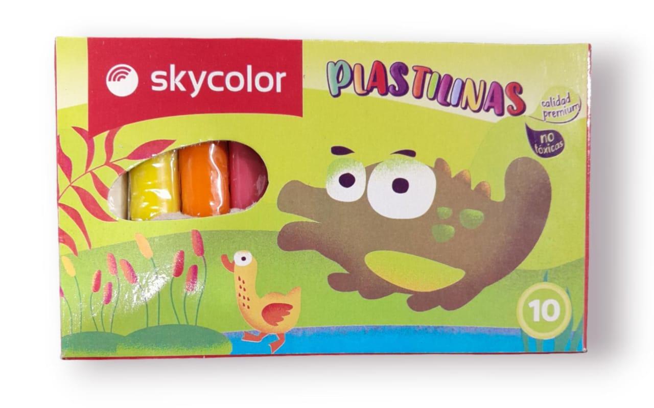 Plastilina X10 unidades varios colores - Ntextil 