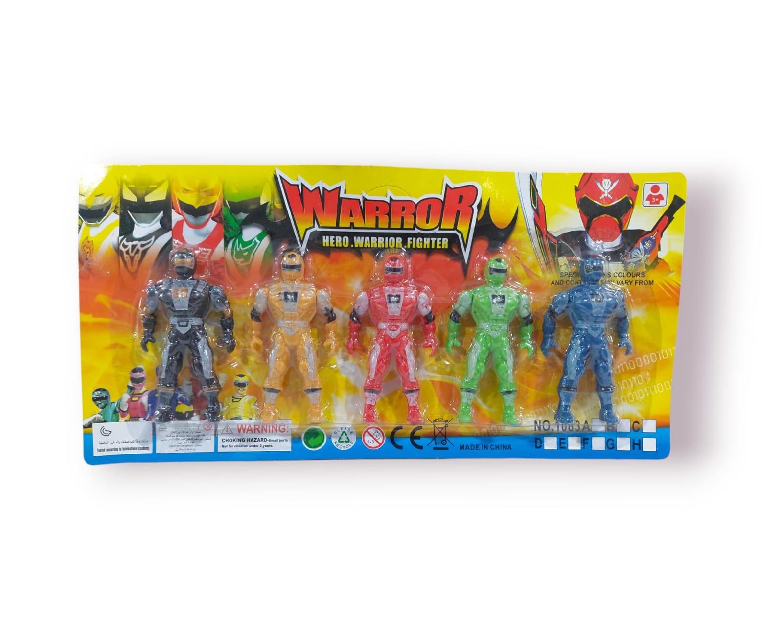 MUÑECO POWER RANGERS X5 UNIDADES EN BLISTER