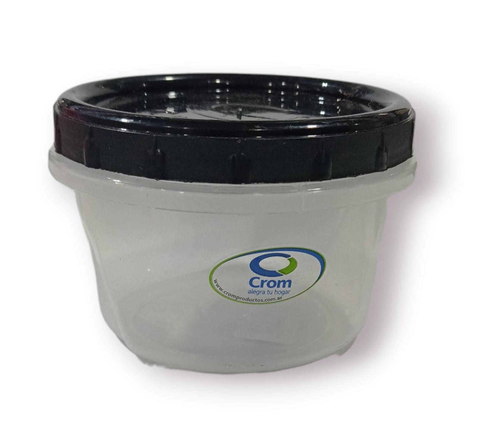 TARRO CON TAPA ROSCA- PLASTICO - CROM - 500ML - 8X12CM