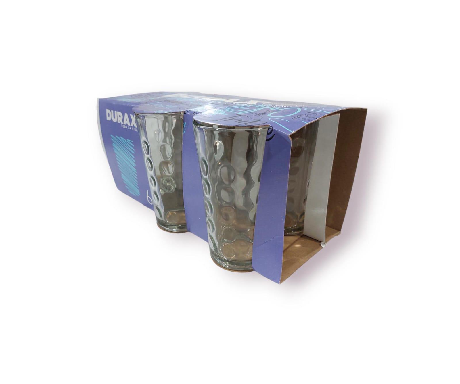 VASO IRUPE - DURAX - PACK X6 UNIDADES - 350CM3