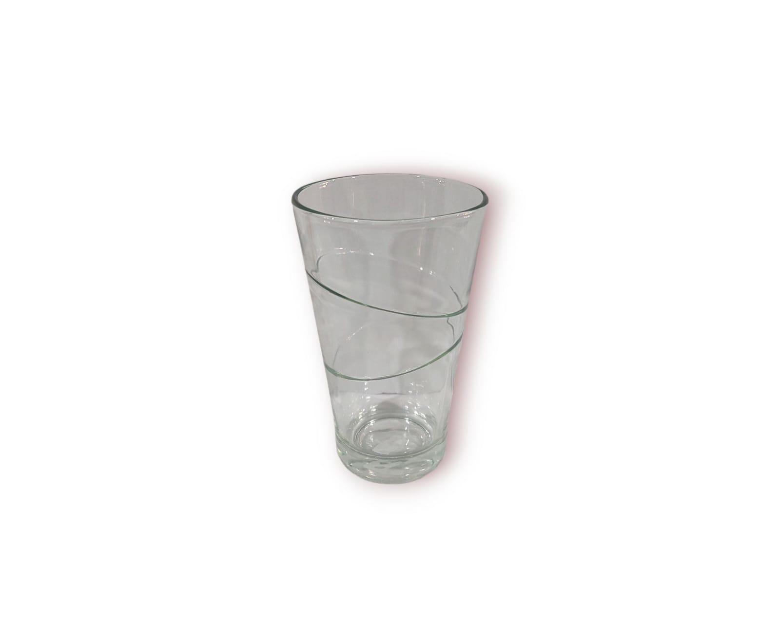 VASO GEO- VIDRIO - DURAX - 420CC - 9X14CM