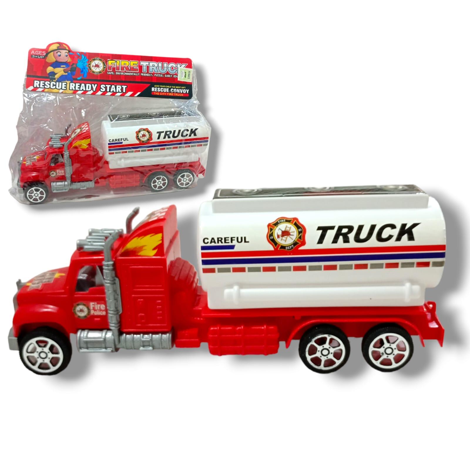 CAMION DE COMBISTIBLE A FRICCION- EN BOLSA- 26CM