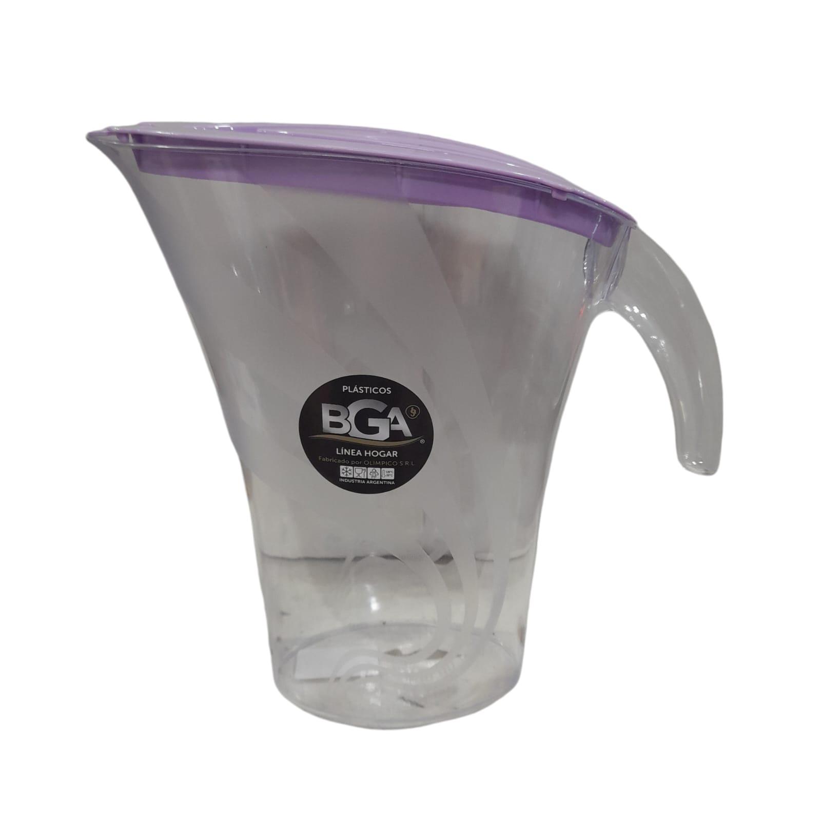 JARRA ACRILICA CON TAPA Y PICO VERTEDOR 1.5LTS