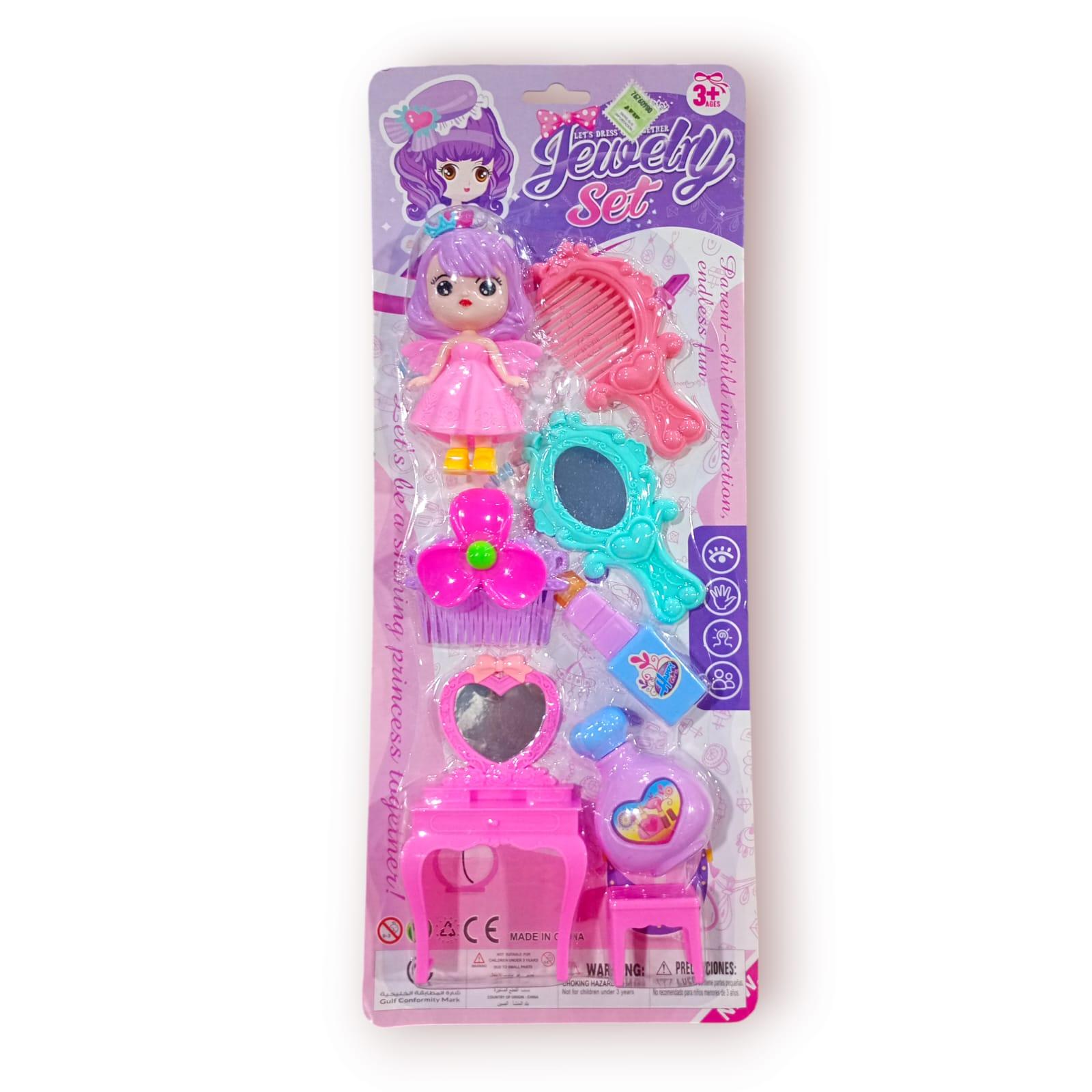 MUÑECA CON ACCESORIOS EN BLISTER 42CM