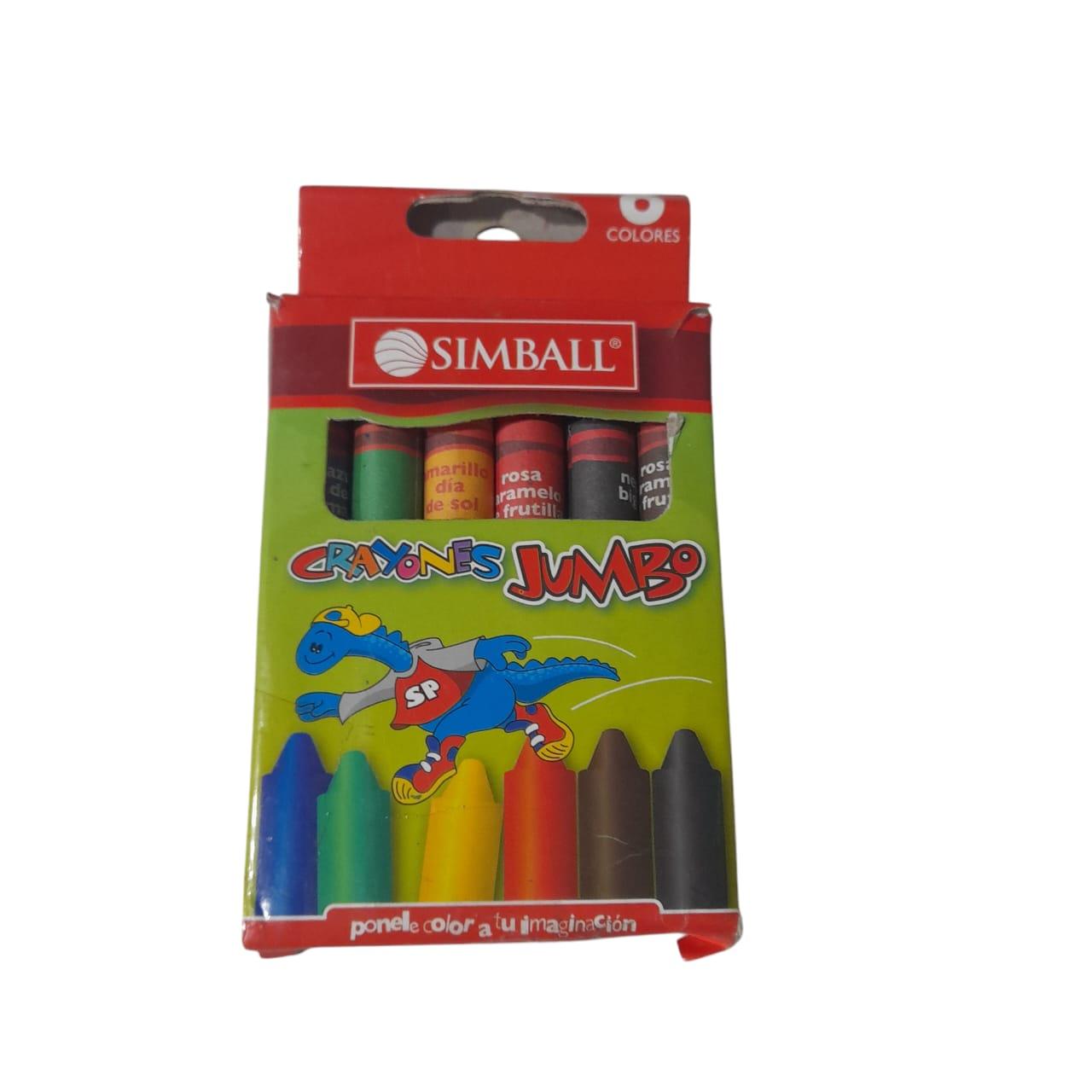 CRAYONES X 6 UNIDADES SIMBALL