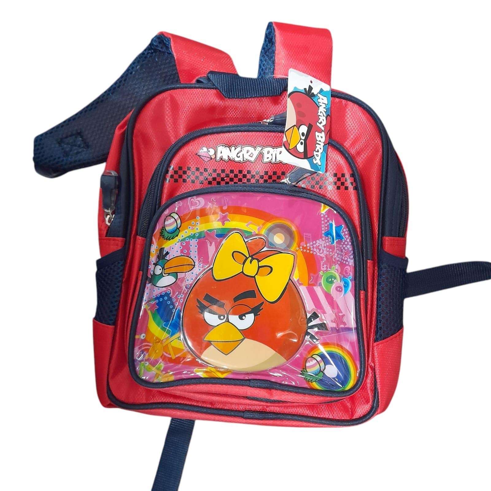 MOCHILA ANGRY BIRD 3 CIERRES