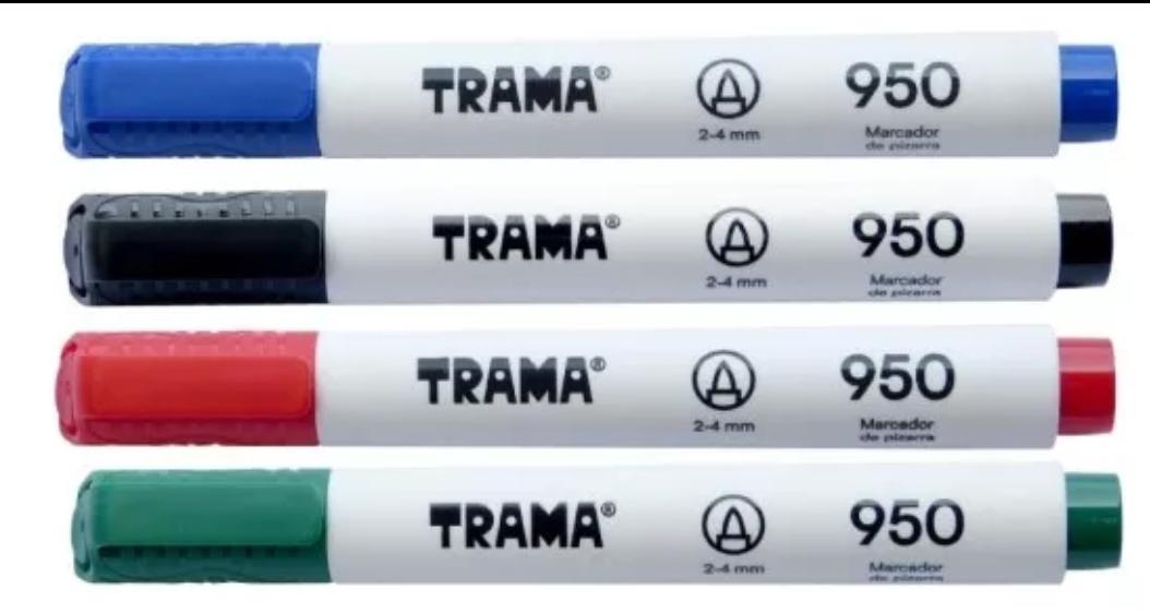 MARCADOR P/PIZARRA TRAMA 950 NEGRO
