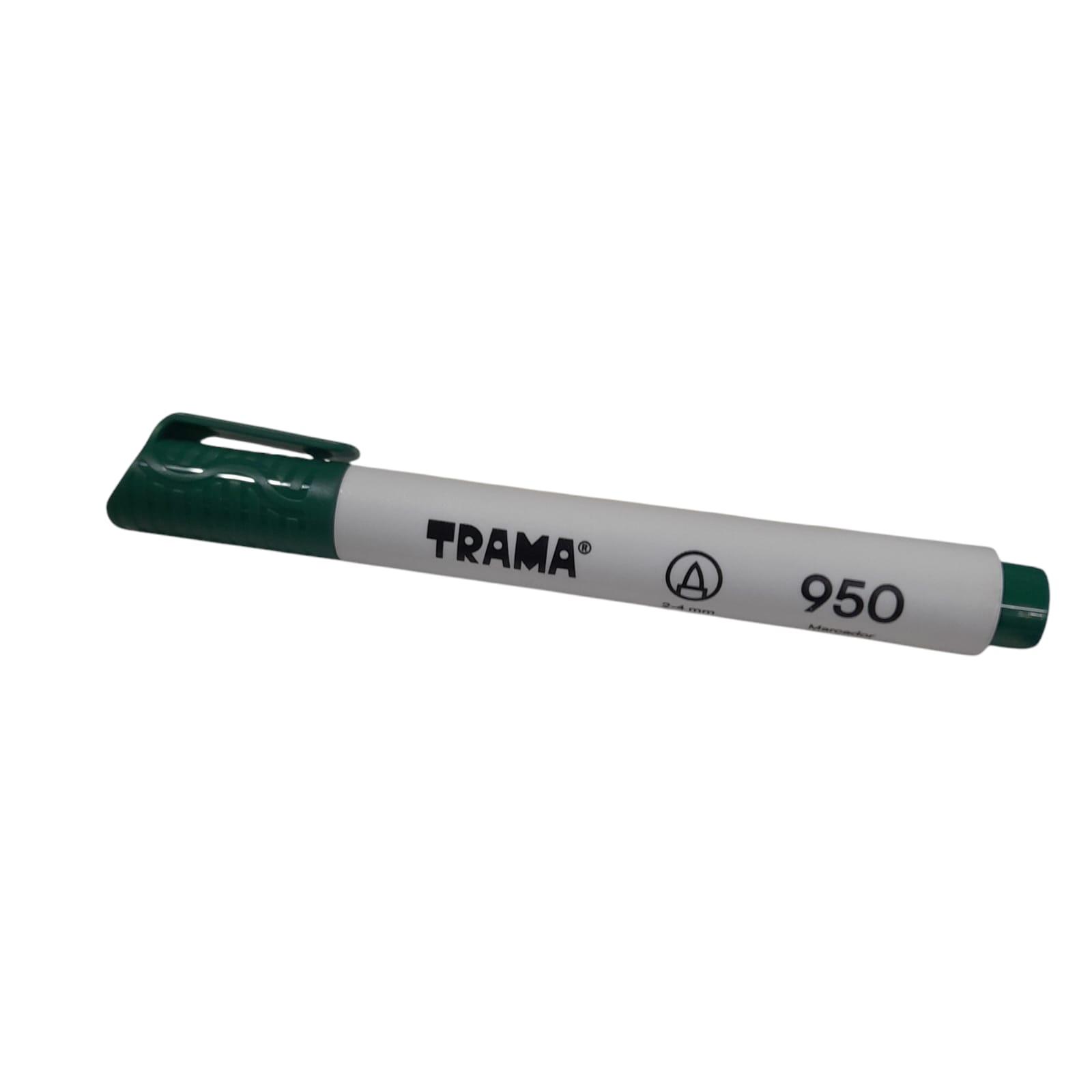 MARCADOR P/PIZARRA TRAMA 950 VERDE