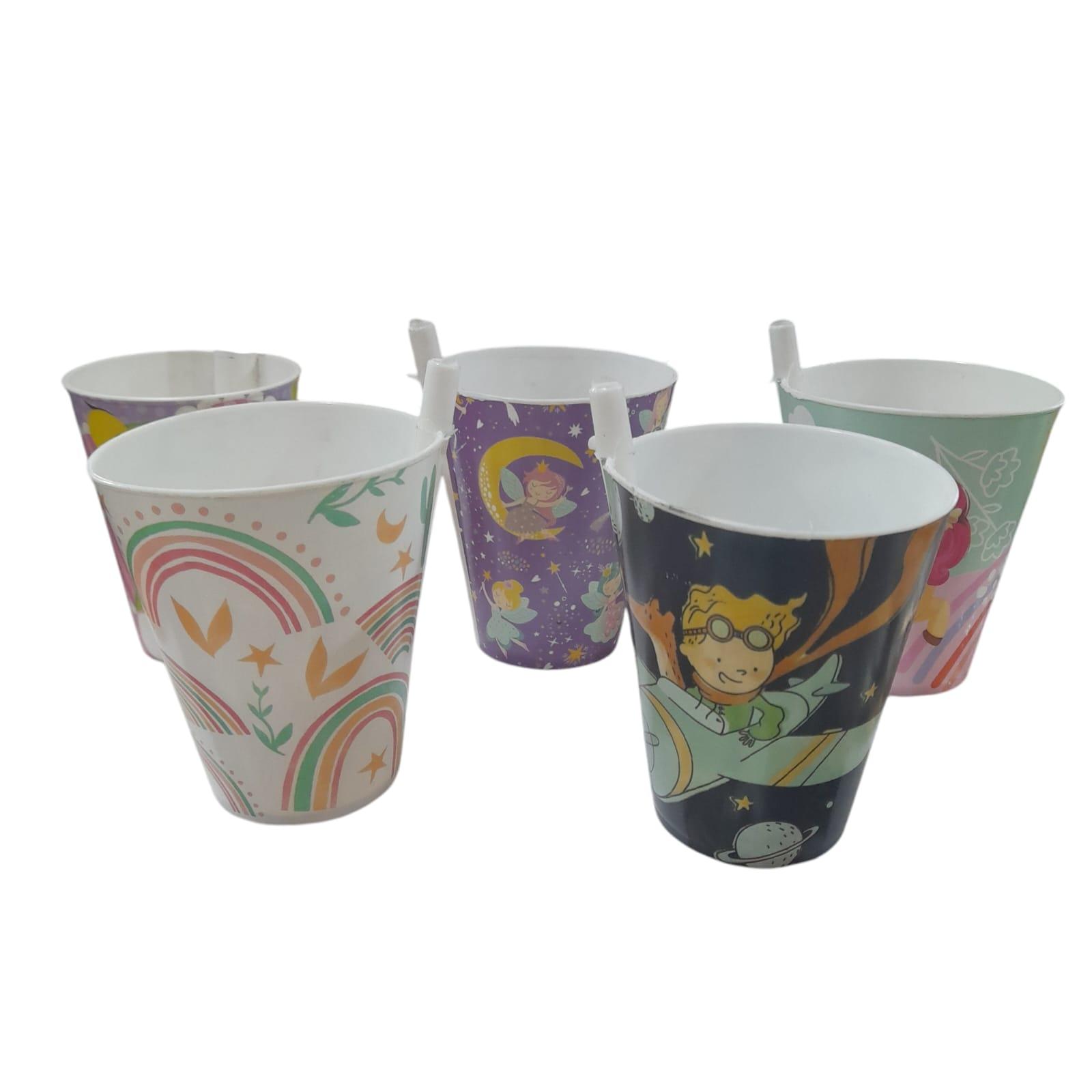 VASO CON PIQUITO ESTAMPADO