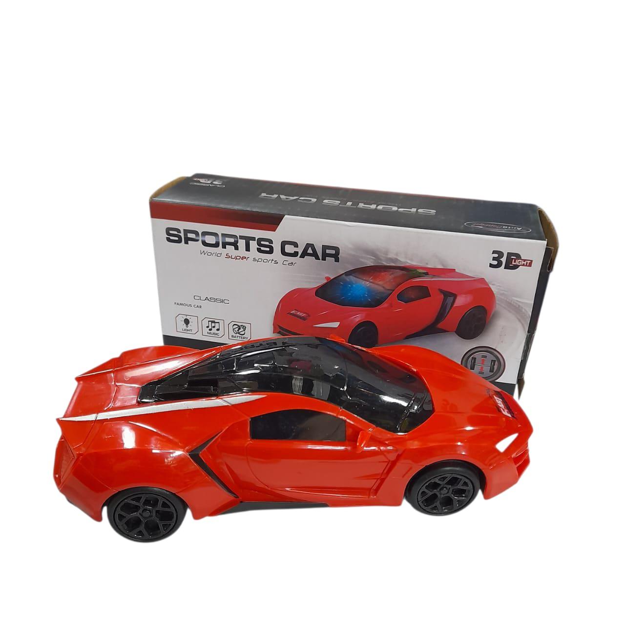 AUTO DEPORTIVO CON LUZ EN CAJA
