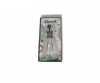 CUCHARITA CAROL- X3 - 13CM - COLOR TIZA