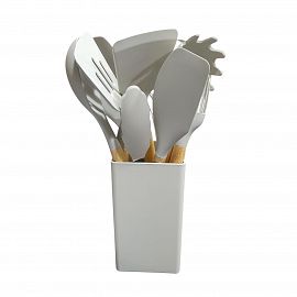 SET UTENSILLOS X12PCS(68012FGR)+CONTENEDOR