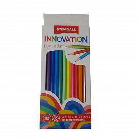 LAPICES DE COLORES X 12 UNIDADES INNOVATION SIMBALL