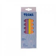 LAPICES X10 COLORES PASTELES TRAMA HEXAG