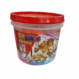 BALDE DE BLOCKES X 60 PIEZAS MAR PLAST