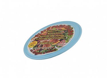 OFERTA X 12 UNIDADES PLATO ASADO COLOR 23CM