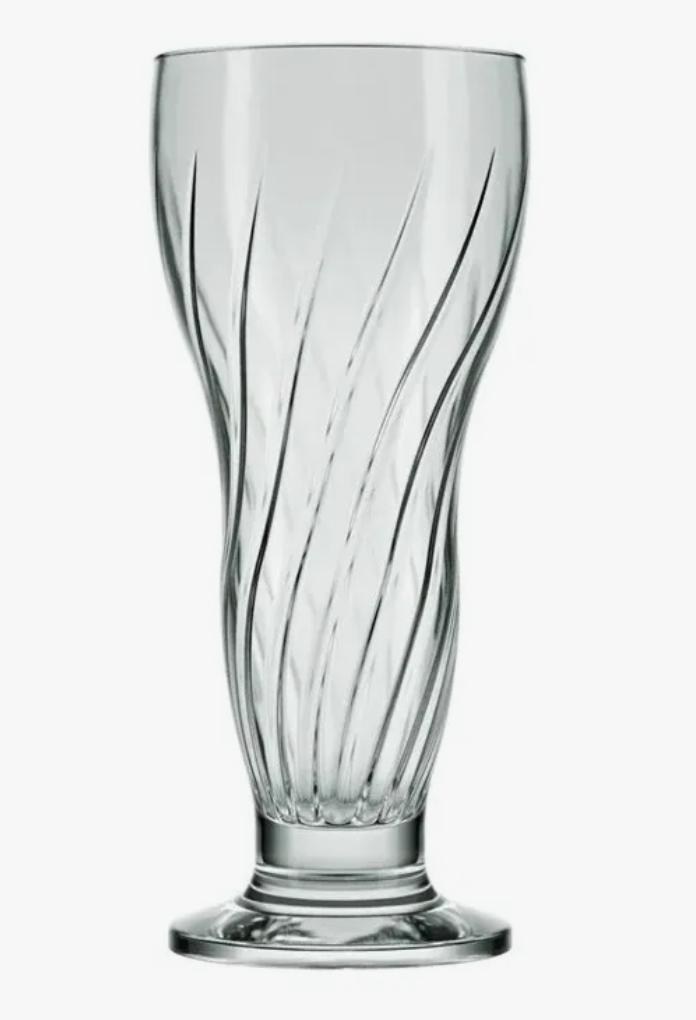 VASO VIDRIO LABRADO MILK SHAKE NADIR 360ML