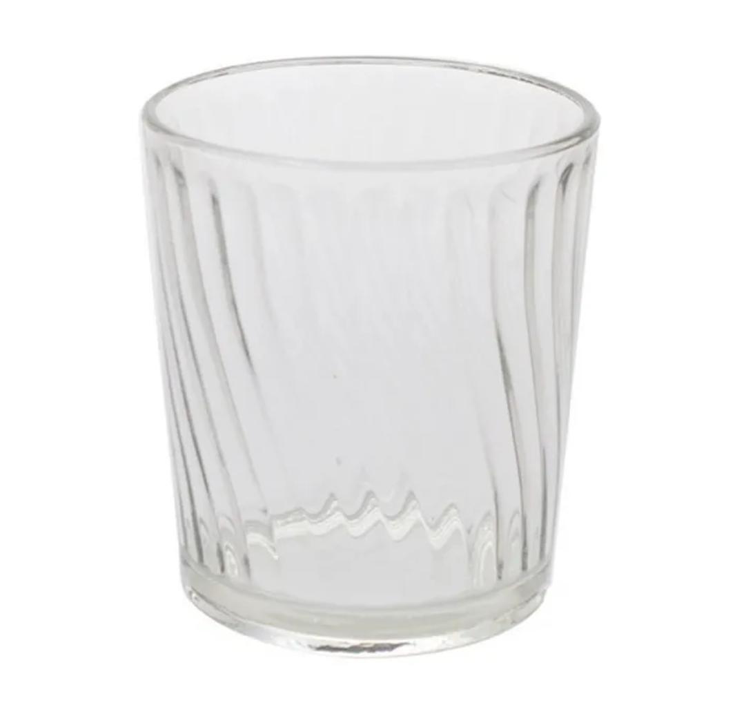 VASO VIDRIO TRAGO CORTO DURAX TORNADO 250ML