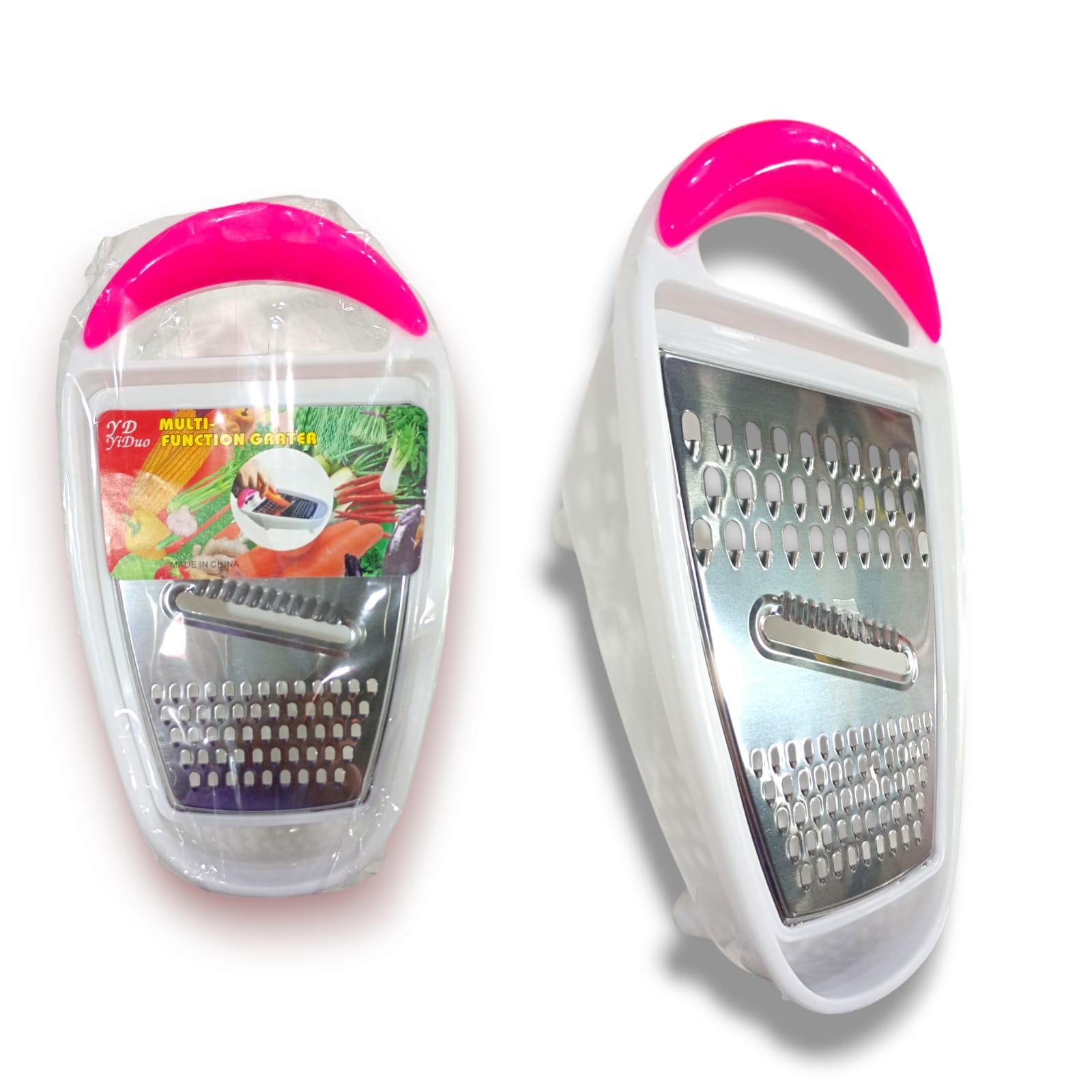 RALLADOR METALICO CON RECIPIENTE PLASTICO 
