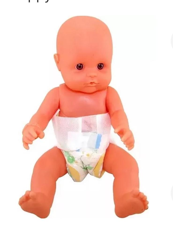 BEBE CON PAÑAL 30CM MAR PLAST