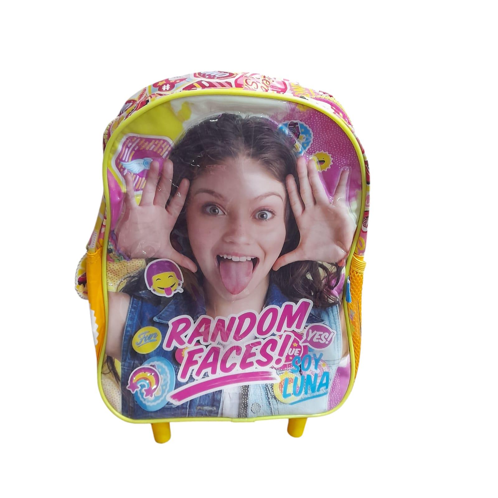 MOCHILA 12 PULGADAS CON CARRITO SOY LUNA WABRO