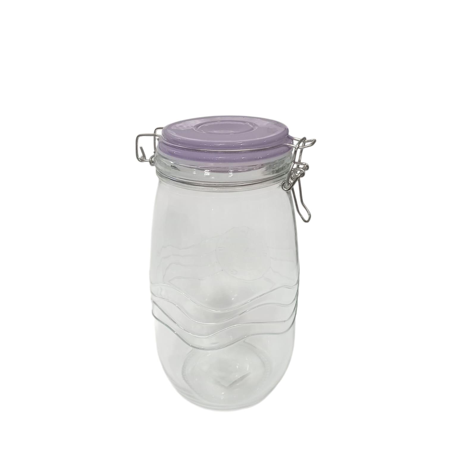 FRASCO VIDRIO 2.5KL CON TAPA HERMETICO