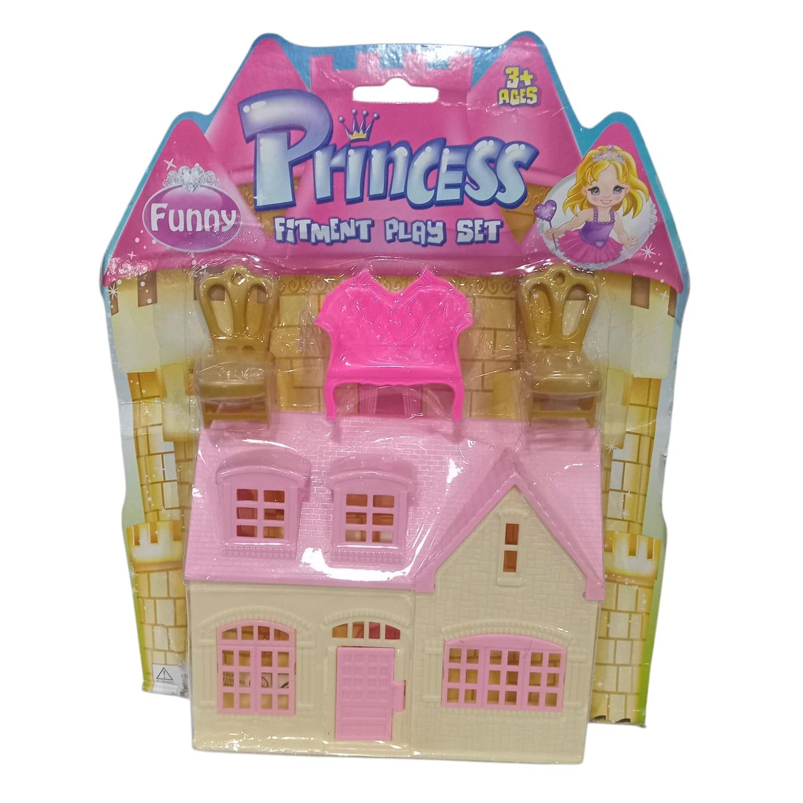 CASITA MUÑECAS PLASTICA CON ACCESORIOS