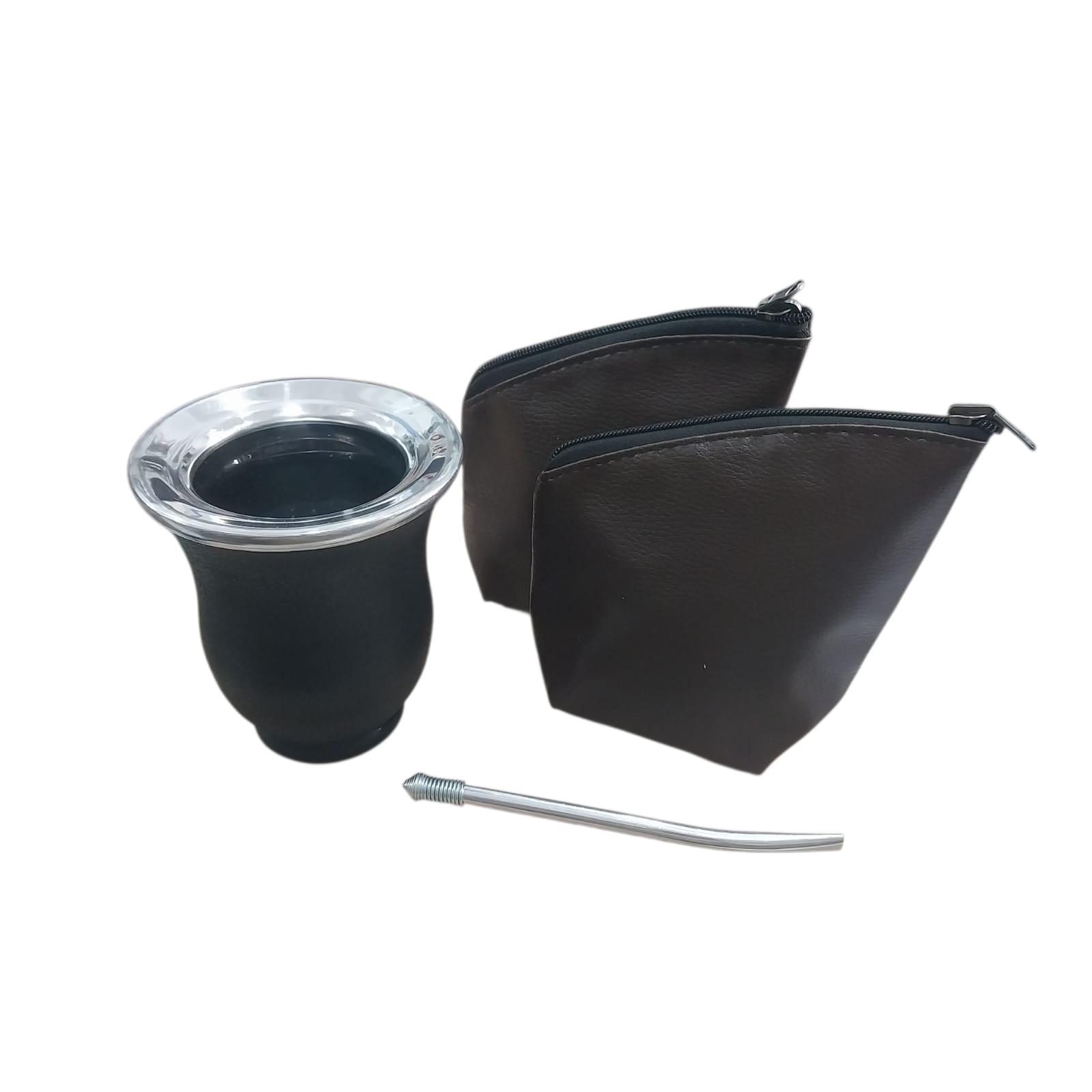 YERBERO/AZUCARERO SET X 4 +BOMBILLA+MATE