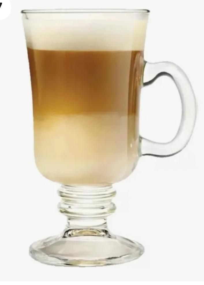 TAZA/JARRO CAPUCHINO 250CC VIDRIO