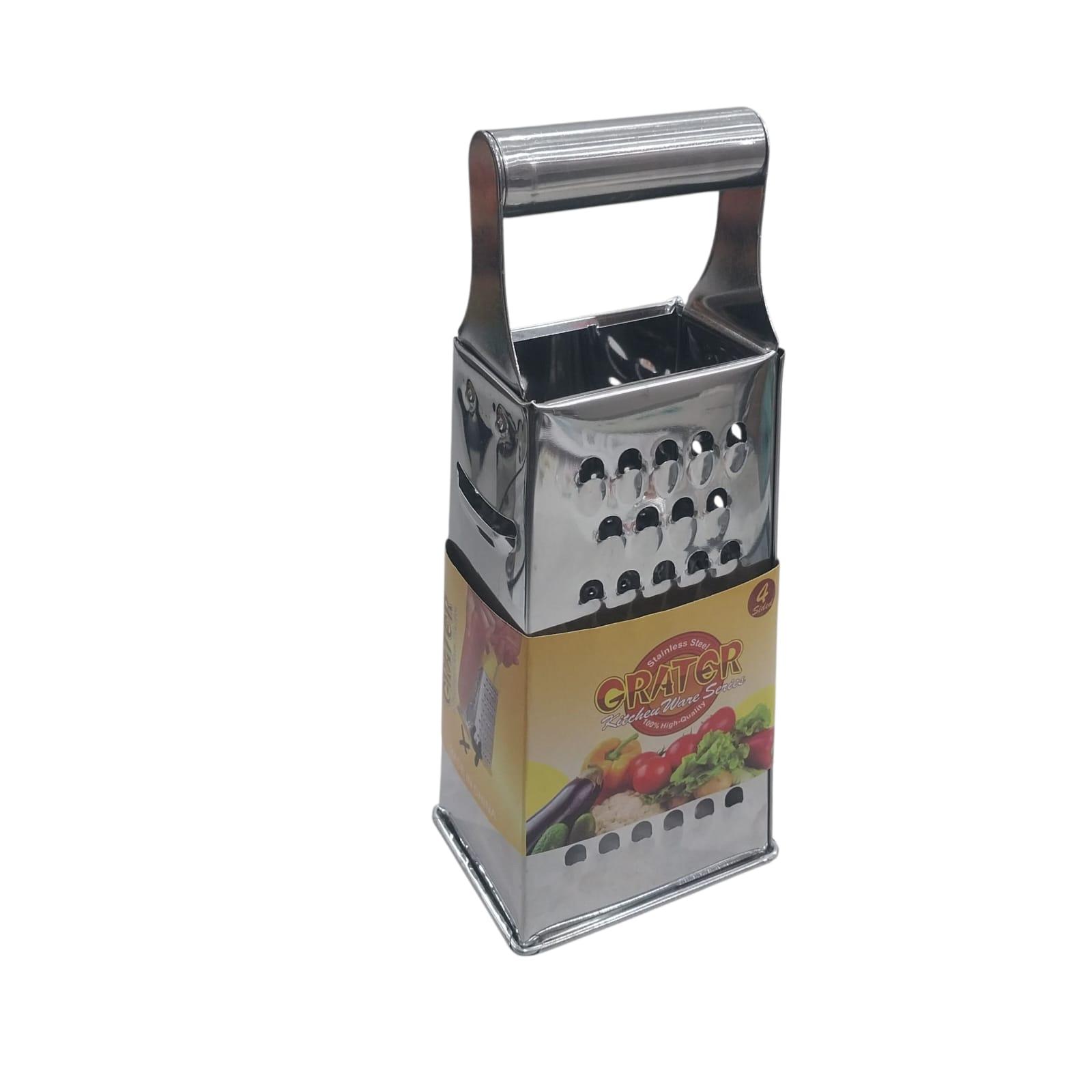 RALLADOR ACERO INOXIDABLE 4 CARAS MEDIANO