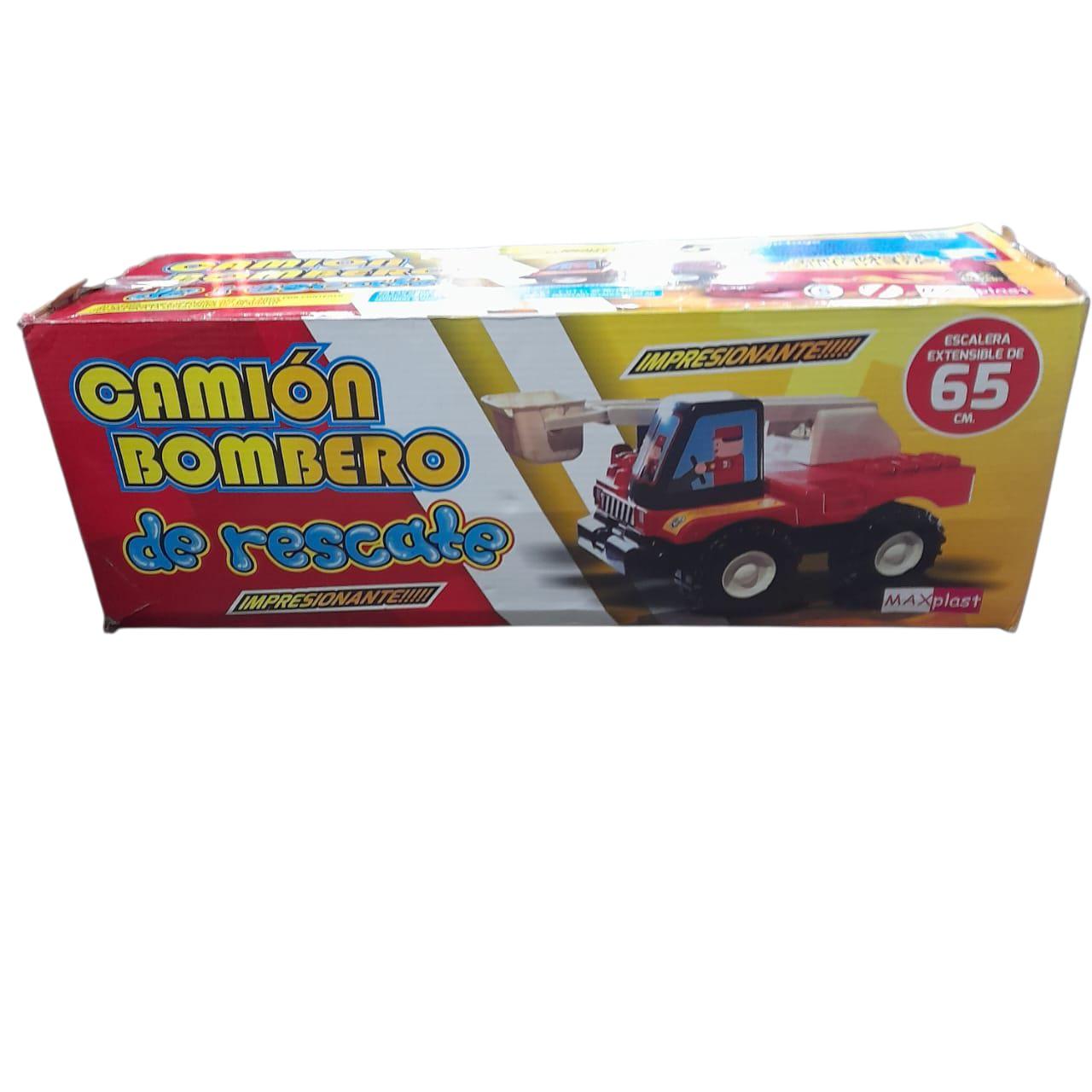 CAMION BOMBEROS EN CAJA MAX PLAST