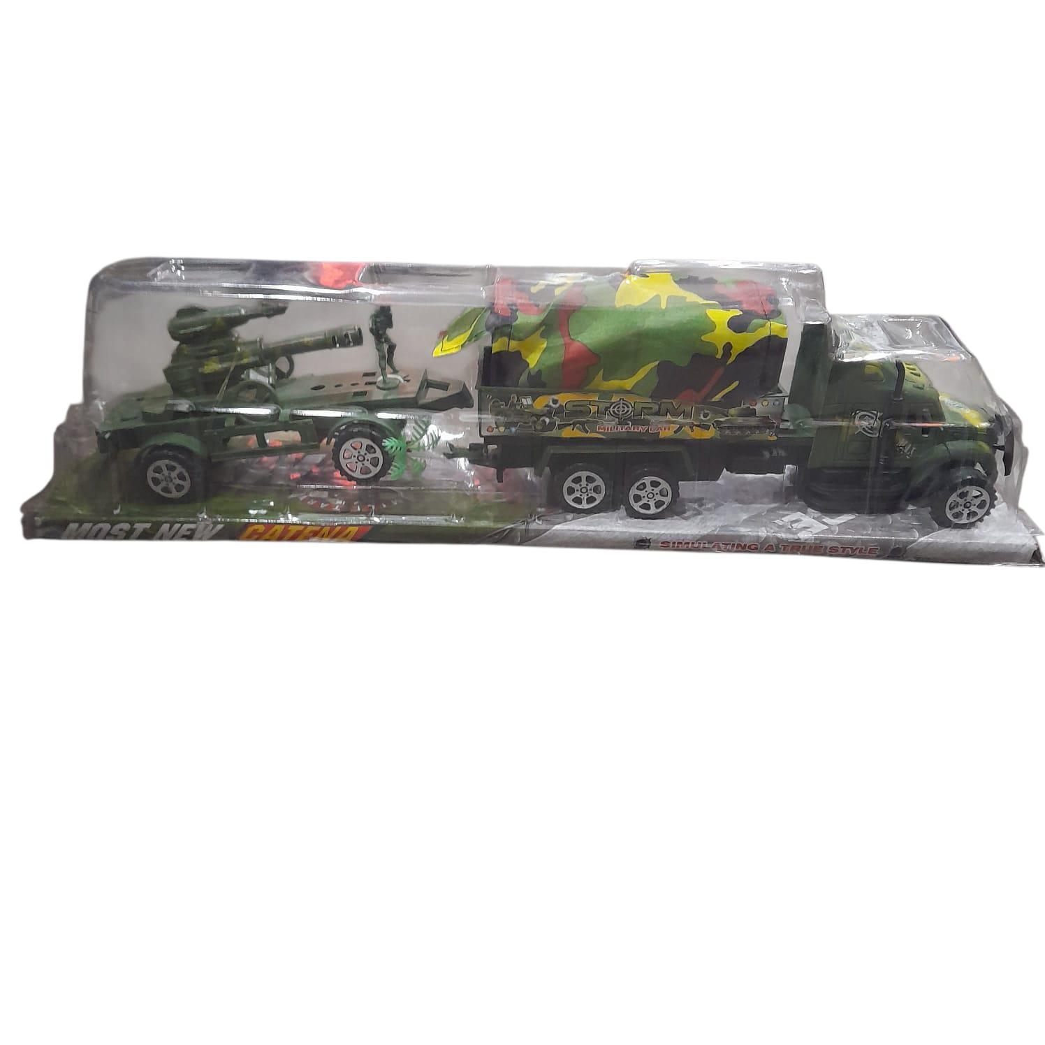 CAMION MILITAR CON ACOPLADO EN BURBUJA