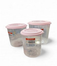 FRASCO CONTENEDOR PLASTICO X 3 UNIDADES 4400ml+2700ml+1710ML