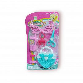 SET DE BELLEZA INFANTIL X7 PIEZAS- EN BLISTER- 21X38CM