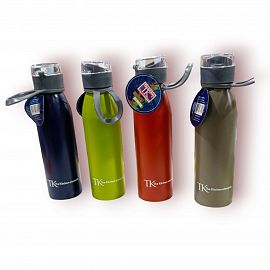 BOTELLA ESTILO DEPORTIVA CON TAPA PLASTICA 650C.C. 