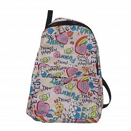MOCHILA MEDIANA FANTASIA LETRAS/UNICORN