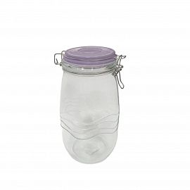 FRASCO VIDRIO 2.5KL CON TAPA HERMETICO