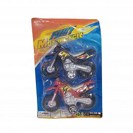 MOTO CHOPERA X 2 PLASTICA BLISTER