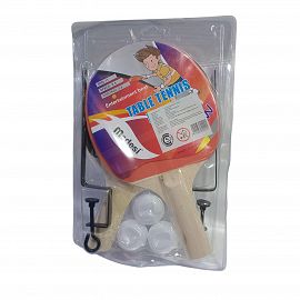 PALETAS DE PING PONG CON RED EN BLISTER