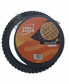MOLDE REPOSTERIA TARTERA 24CM DESMONTABLE ACANALADA