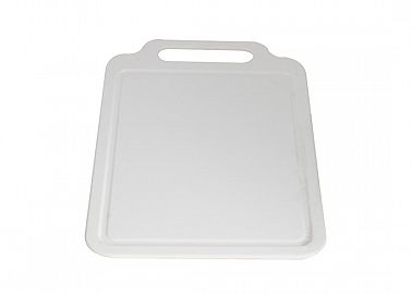 TABLA PICAR GRANDE PLASTICA BLANCA 36CM