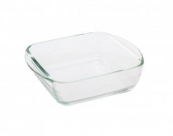 BANDEJA/FUENTE VIDRIO CUADRADA 1.5LTS