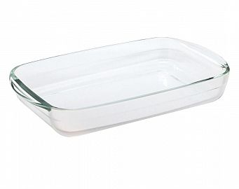 BANDEJA/FUENTE VIDRIO RECTANGULAR 3.6LTS